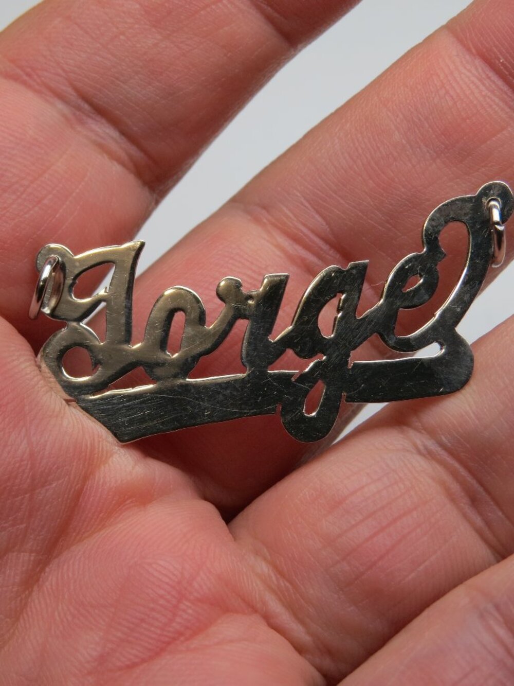 14k GEORGE Nameplate